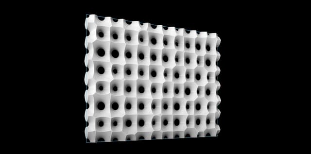 Boolean Perforated Walls